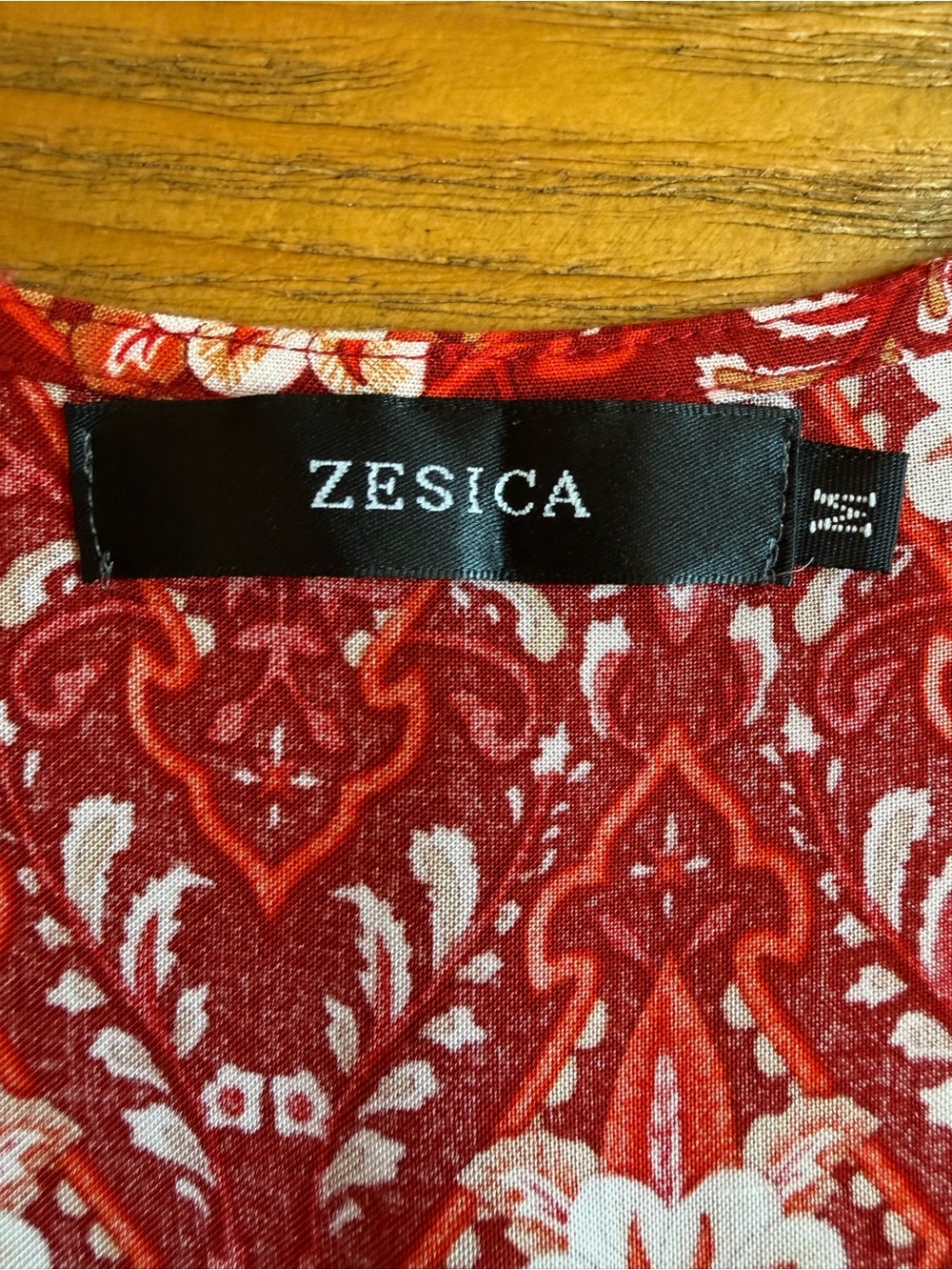ZESICA Wrap V Neck Floral Ruffle Swing Mini Dress Beach Coverup Medium - Picture 8 of 9